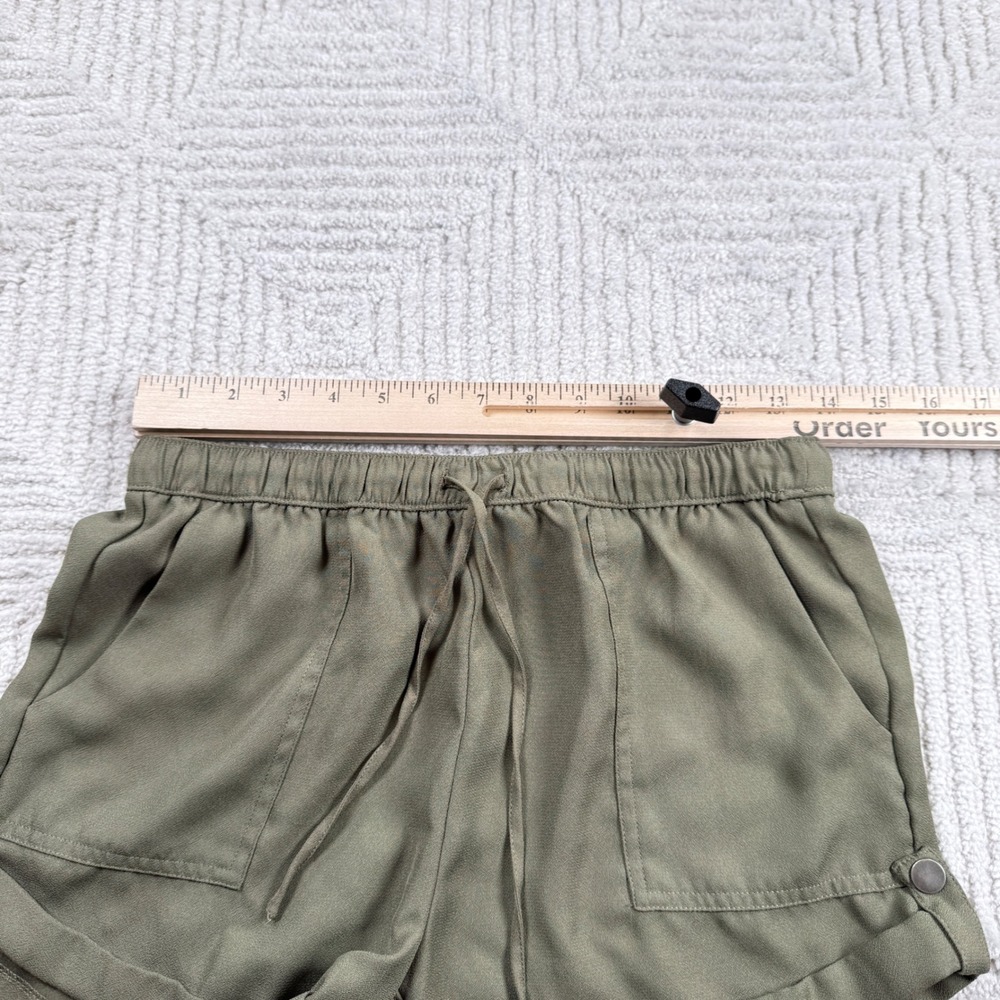 Abercrombie & Fitch Shorts Womens XS Green Utility Cuffed Safari Gorpcore 1F5799 - Picture 3 of 11